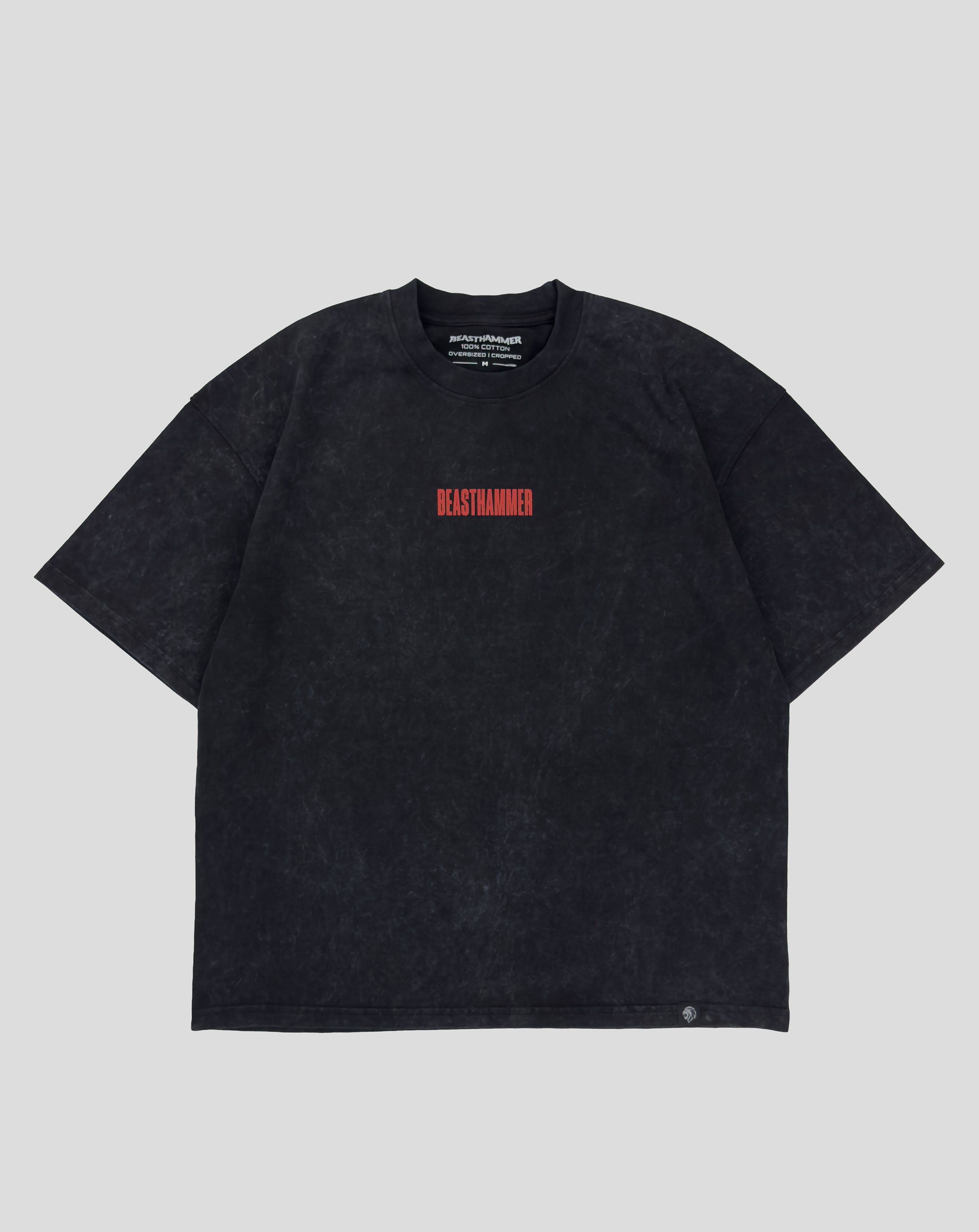 Embrace Discipline Oversized - Acid Wash Black