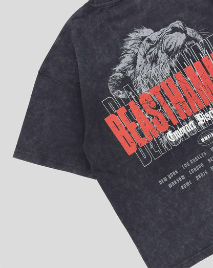 Embrace Discipline Oversized - Acid Wash Black