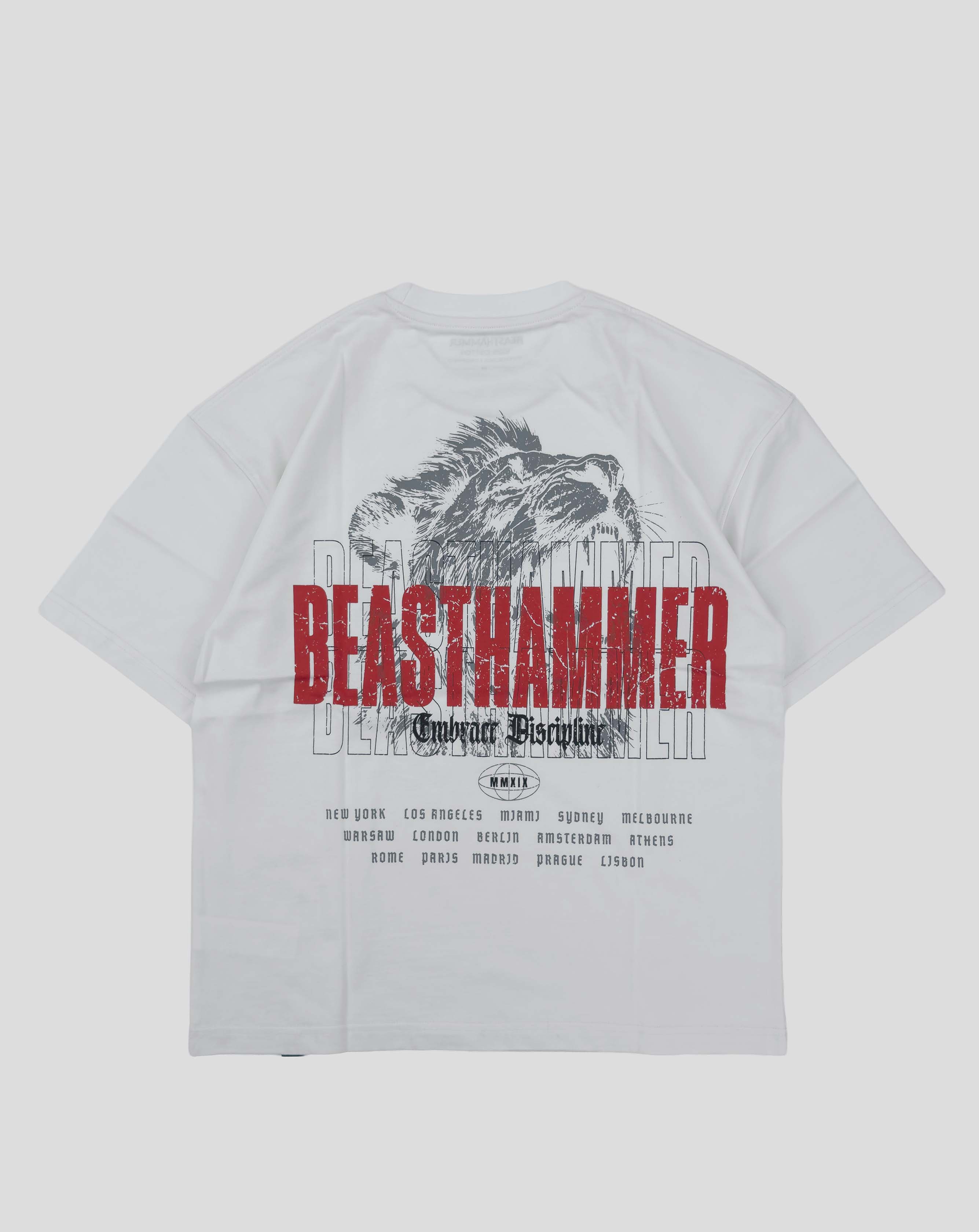 Embrace Discipline Oversized - White