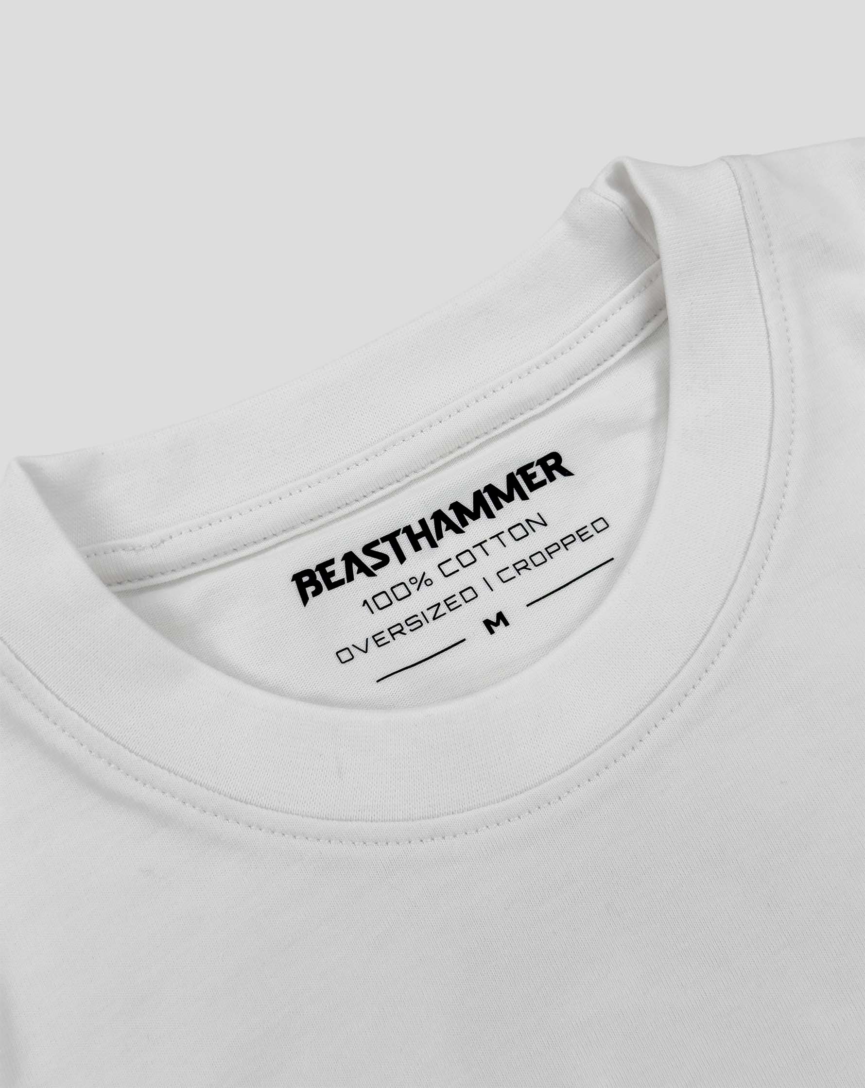 Embrace Discipline Oversized - White