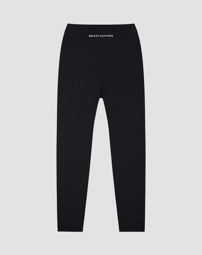 BEASTHAMMER Form high rise leggings in black, worn front view