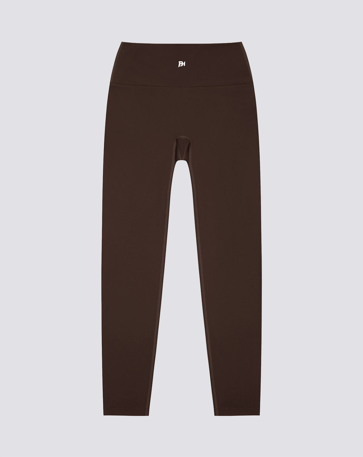 BEASTHAMMER Form high rise leggings in brown, flat front view